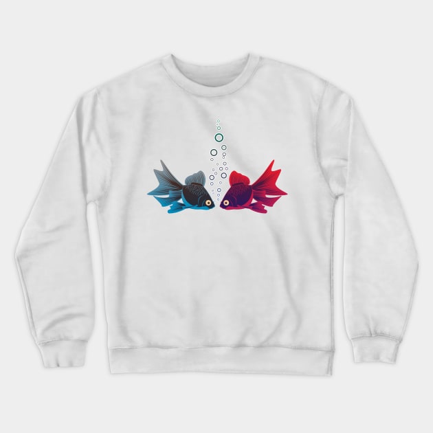 You and Me Both Crewneck Sweatshirt by angelocerantola